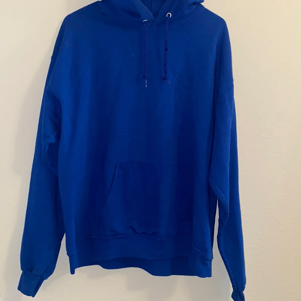 Blue Hanes Hoodie